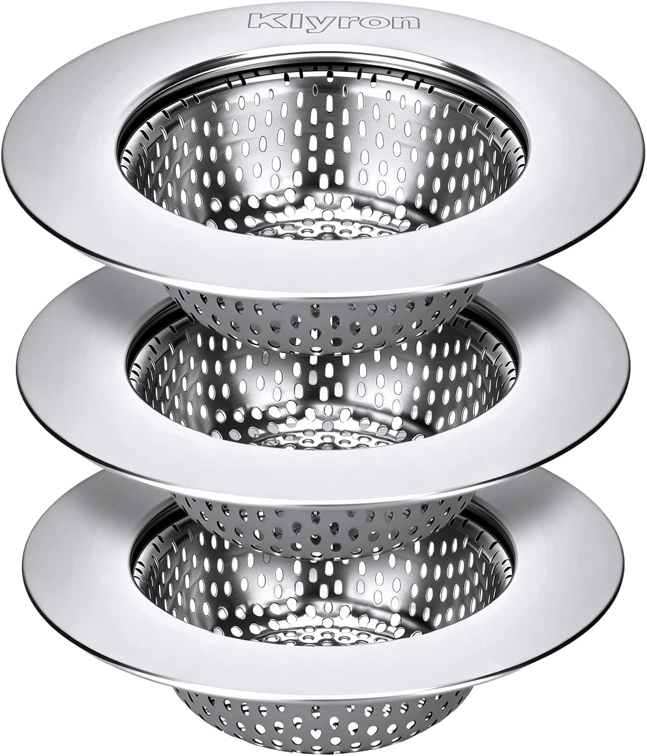 3-Pack Stainless Steel Kitchen Sink Strainer – 2026 Deep Basket Drain ...