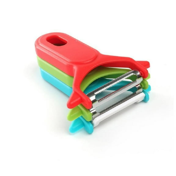 3-Pack Stainless Steel Vegetable & Fruit Peeler Set  Ultra-Sharp Swivel Blades, Ergonomic Potato Peeler & Multi-Purpose Kitchen Tool TIKA