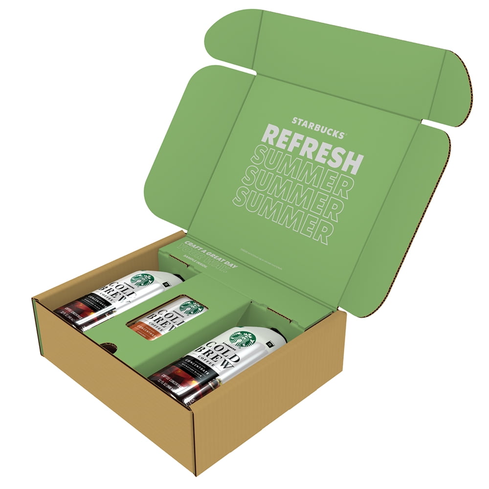 3 Pack, Starbucks Cold Brew Concentrate Coffee, Caramel Dolce Flavored