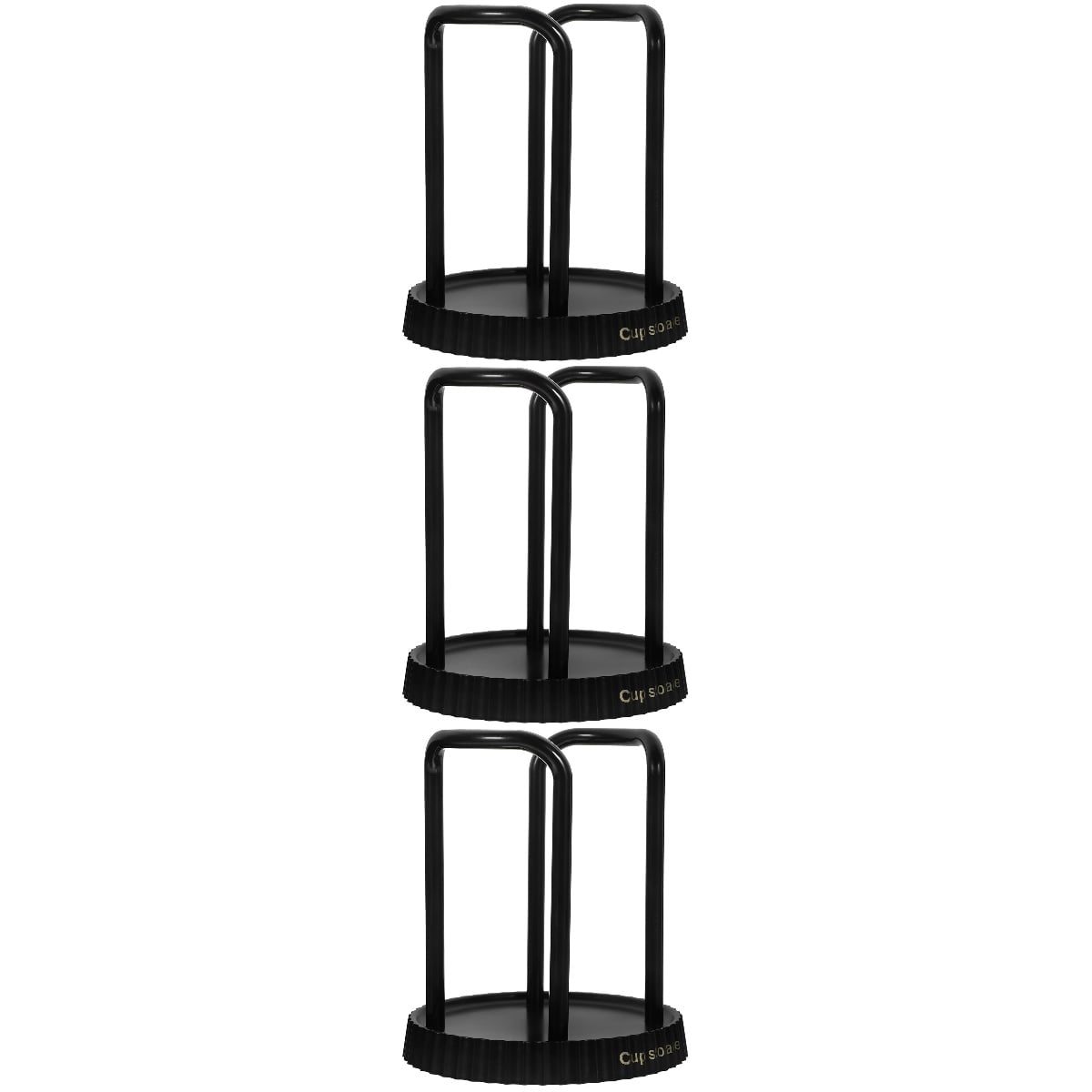 3-Pack Black Storage Rack Console Liner with Cup Holder for Pram and ...