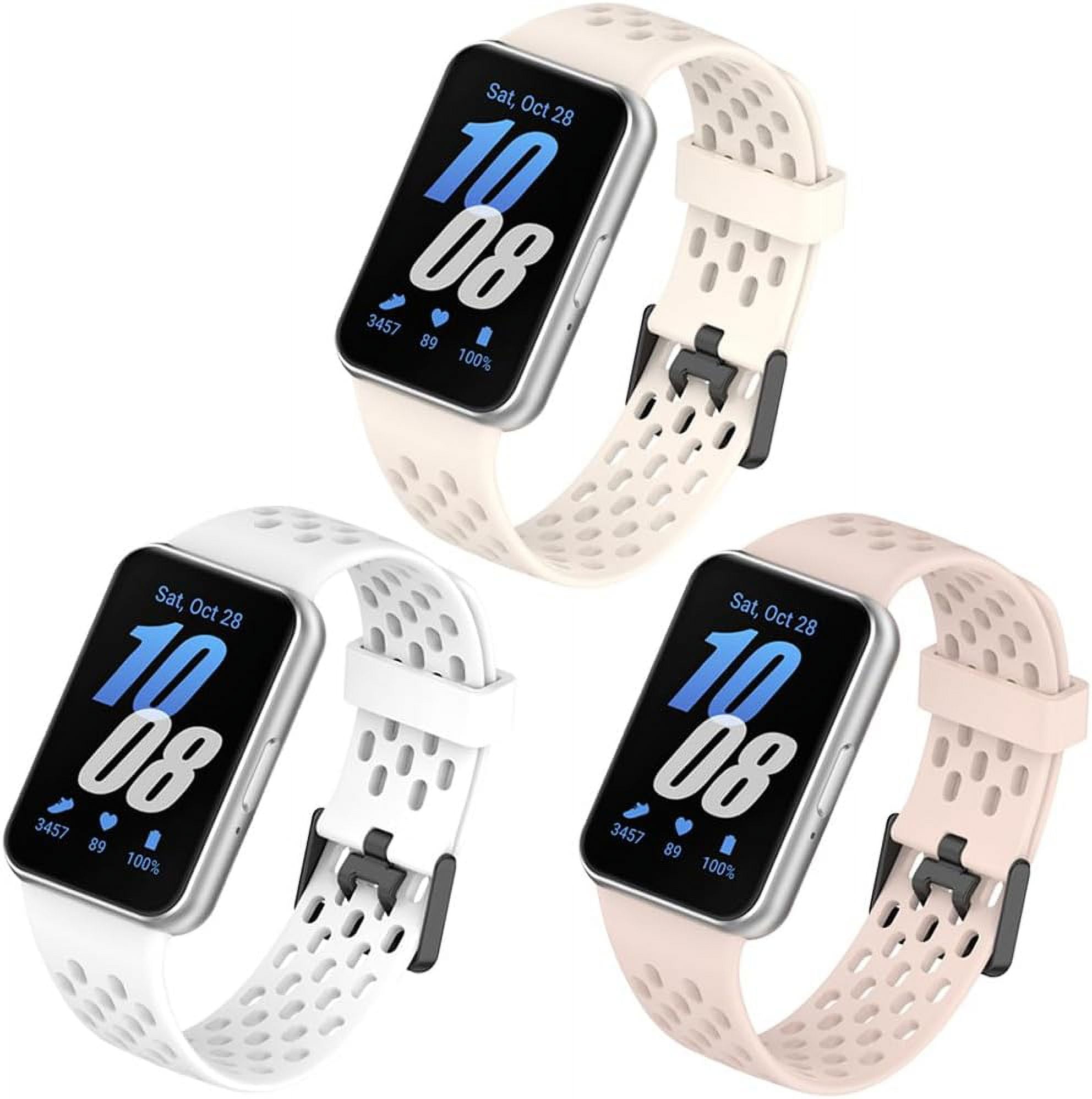 [3 Pack] Straps Compatible for Samsung Galaxy Fit 3 Bands, Soft