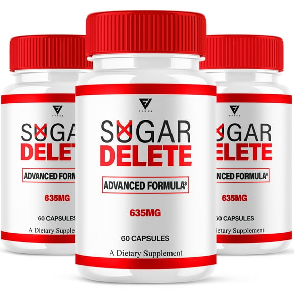 (3 Pack) Sugar Delete Glycogen Pills, SugarDelete Max Strength (180 Capsules)