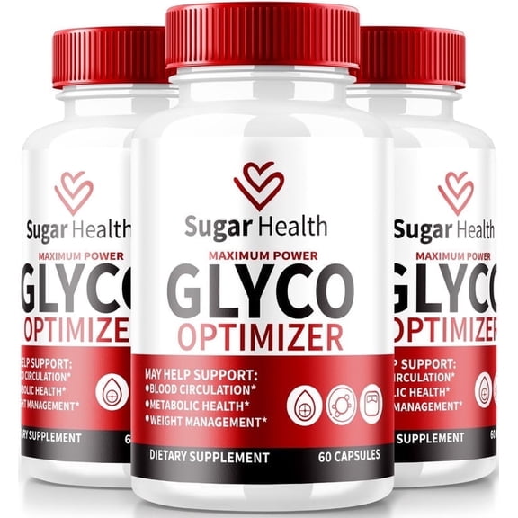 (3 Pack) Sugar Health Capsules, Premium Blood Formula For Healthy Levels, All Natural Supplement To Support Overall Wellness, Official SugarHealth Reviews (180 Capsules)
