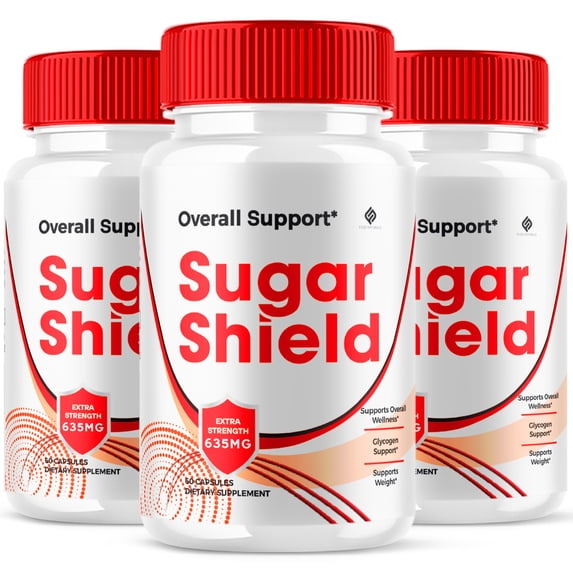 (3 Pack) Sugar Shield Blood Support Supplement SugarShield Pills (180 Capsules)