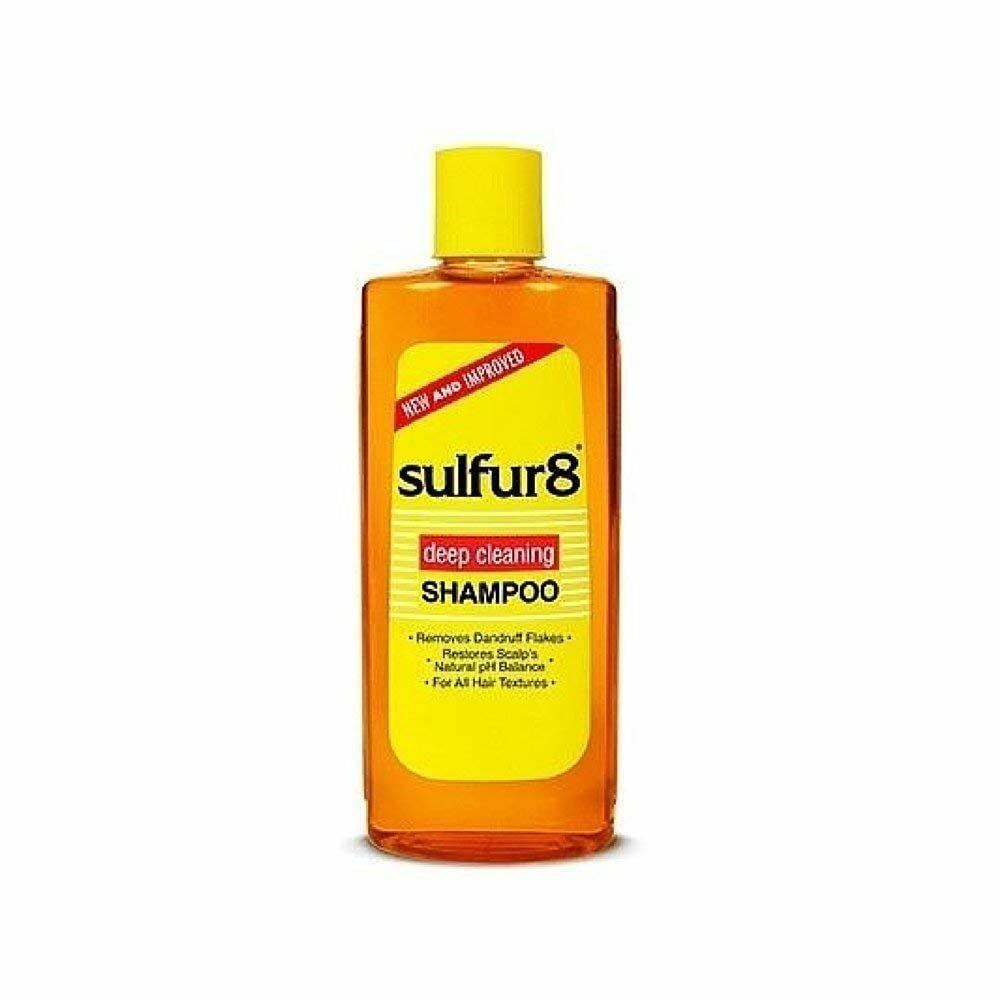 3 Pack Sulfur 8 Deep Cleaning Shampoo for Dandruff, 7.5 Oz