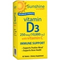 thumbnail image 1 of 3 Pack - Sunshine Vitamin D 10,000 IU, Healthy and Strong Bones, 30 servings, 1 of 1
