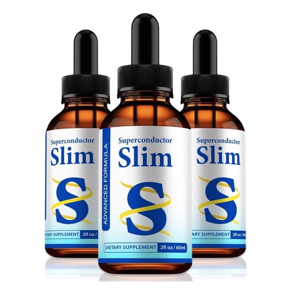 (3 Pack) Superconductor Slim Drops, Super Conductor Slim Liquid Dropper Formula - Naturally Supports Healthy Circulation, Stable Levels and Energizes the Body, Official Gotas Review (90 Servings)
