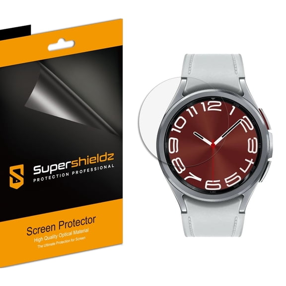 Supershieldz Designed for Samsung Galaxy Watch 6 Classic (47mm) Anti-Glare (Matte) Screen Protector (3 Pack)