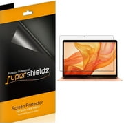 [3-Pack] Supershieldz for Apple MacBook Air 13 Inch (2020, 2019, 2018 Mode A1932 Touch ID) Screen Protector, Anti-Bubble High Definition (HD) Clear Shield