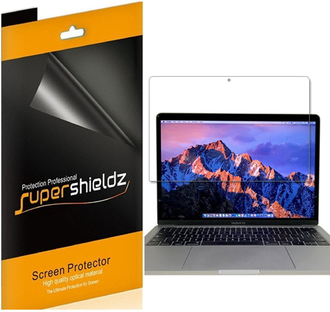 3-pack] Supershieldz Apple MacBook Pro 13 (2016 Model Only) with Touch Bar  / Retina Display Screen Protector