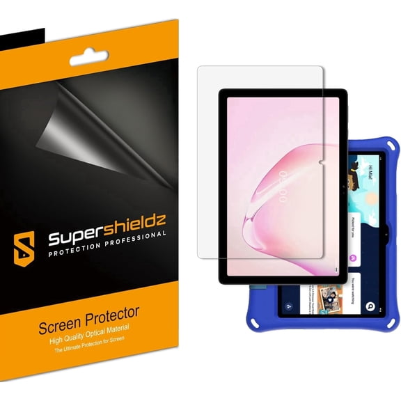 Supershieldz Designed for Onn 10.1 inch Tablet (2024 Model 100135925) / Onn 10.1 inch Kids Tablet (2024 Model) Screen Protector, High Definition Clear Shield (PET) (3 Pack)