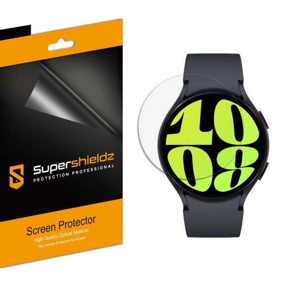 (3 Pack) Supershieldz Designed for Samsung Galaxy Watch 7 (44mm)/ Galaxy Watch 6 (44mm) / Galaxy Watch 5 (44mm) / Galaxy Watch 4 (44mm) Screen Protector, High Definition Clear Shield (PET)