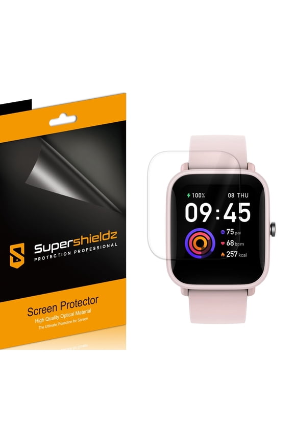 (3 Pack) Supershieldz Designed for Amazfit Bip U Pro Screen Protector, High Definition Clear Shield (TPU)
