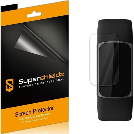 (3 Pack) Supershieldz Designed for Fitbit Charge 6 Screen Protector, High Definition Clear Shield (TPU)