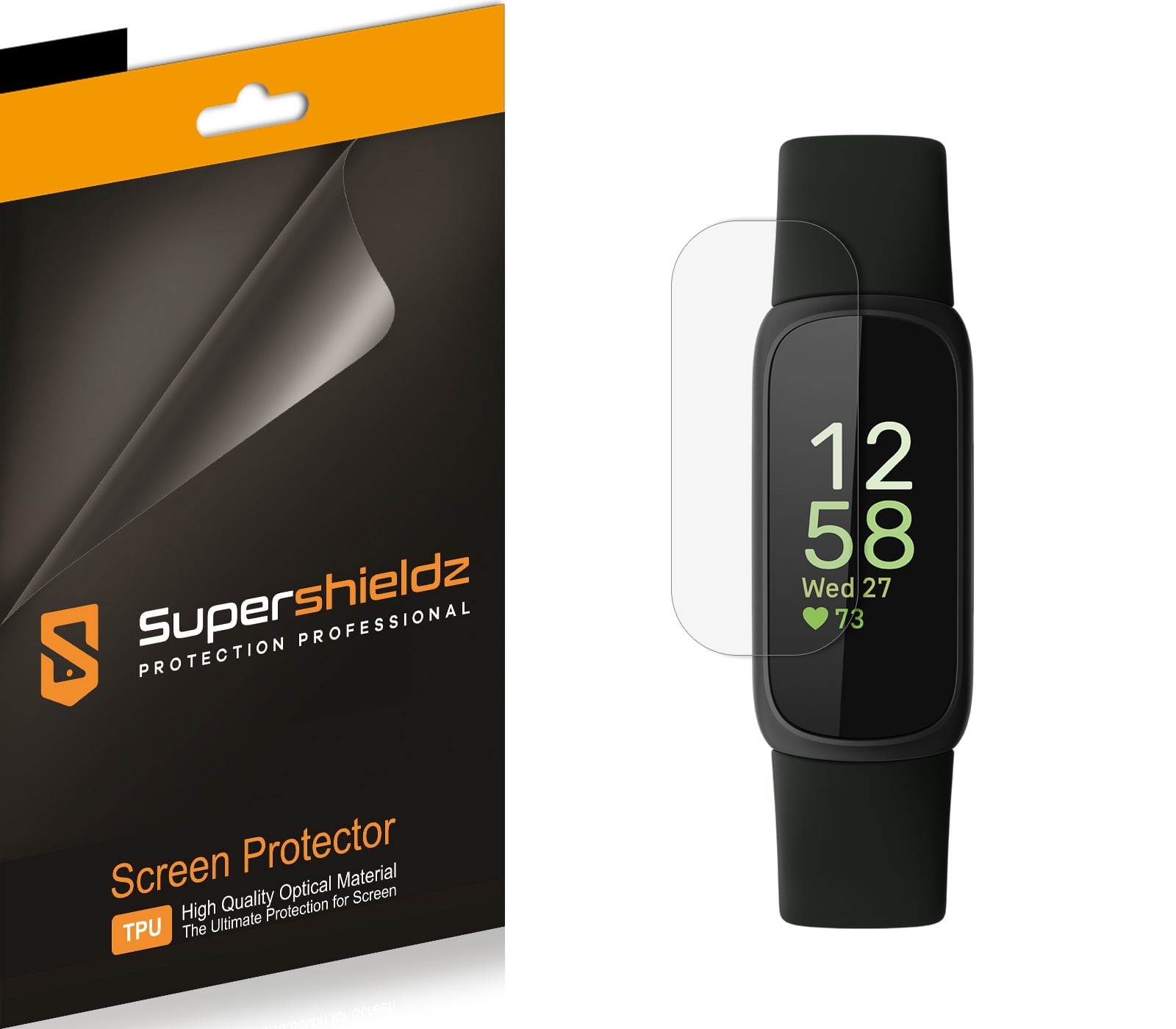 (3 Pack) Supershieldz Designed for Fitbit Inspire 3 Screen Protector ...