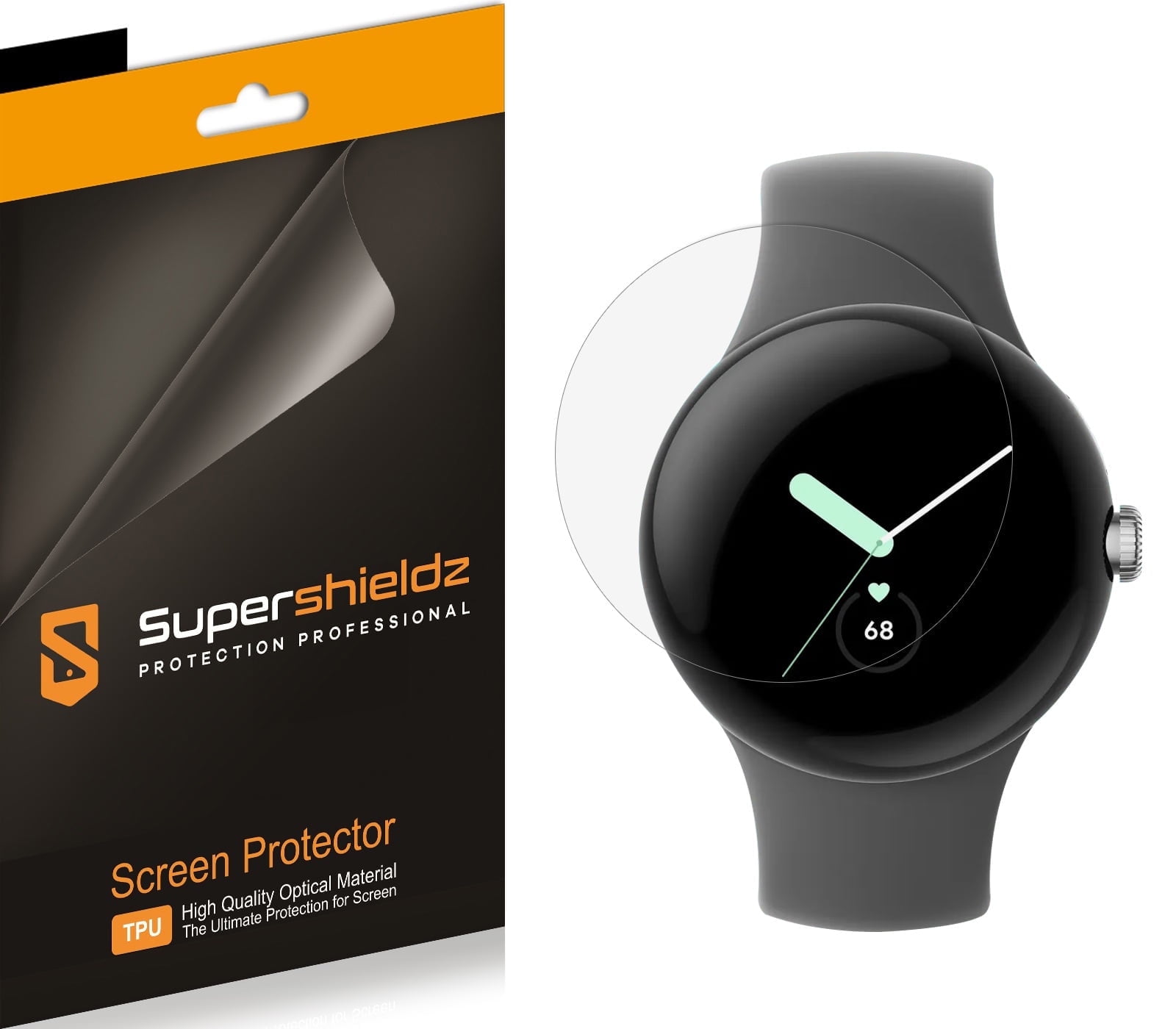 (3 Pack) Supershieldz Designed for Google Pixel Watch 3 (41mm) / Pixel ...