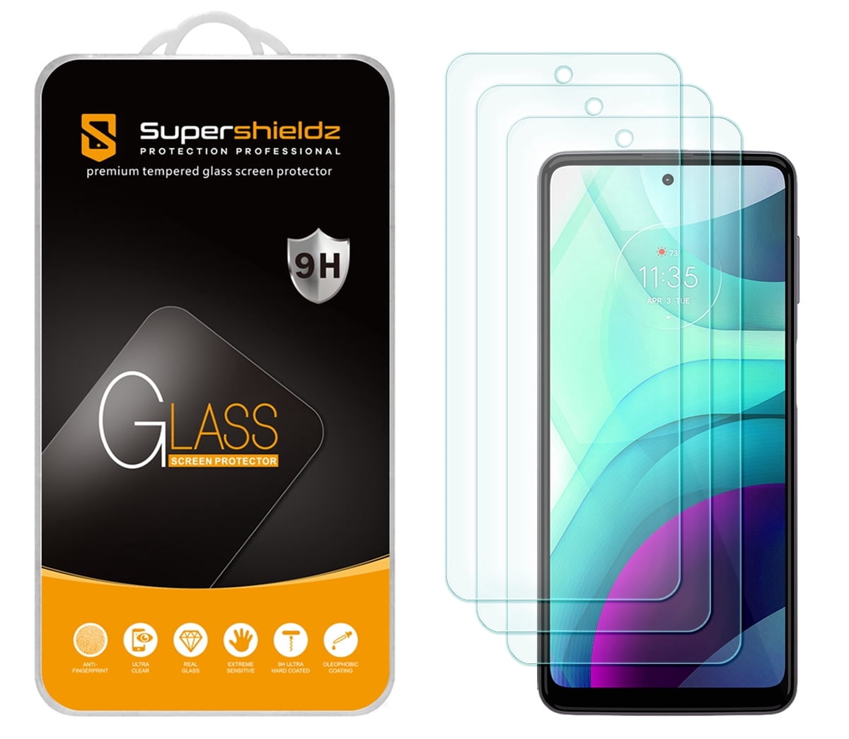 Mr.Shield Displayschutzfolie Für Motorola Moto G71 5G – 3 Stück, 9H Härte, Kratzfest & ölabweisend – Einfach Zu Montieren