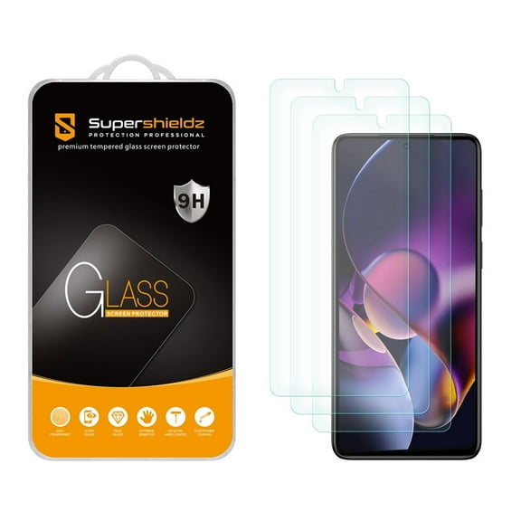 (3 Pack) Supershieldz Designed for Motorola Moto G Stylus 5G (2024) Tempered Glass Screen Protector, Anti Scratch, Bubble Free