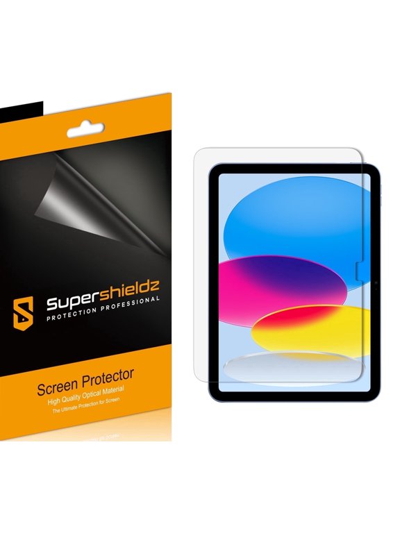 (3 Pack) Supershieldz Designed for iPad 11-inch A16 2025 (11th Gen) / iPad 10th Generation 10.9 inch (2022) Screen Protector, High Definition Clear Shield (PET)