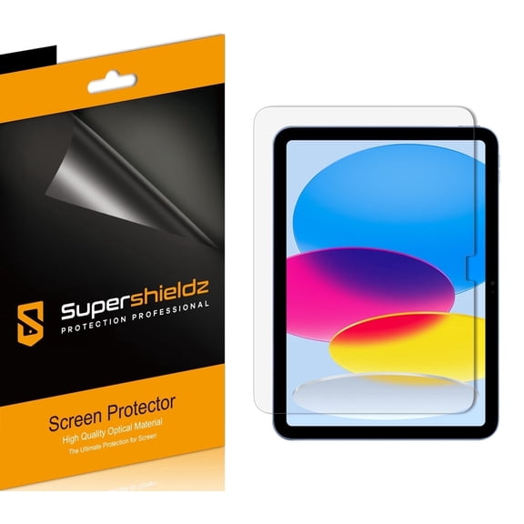 (3 Pack) Supershieldz Designed for iPad 11-inch A16 2025 (11th Gen) / iPad 10th Generation 10.9 inch (2022) Screen Protector, High Definition Clear Shield (PET)