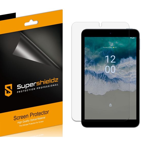 Supershieldz Designed for Nokia T10 Tablet 8 inch Screen Protector, High Definition Clear Shield (PET) (3 Pack)