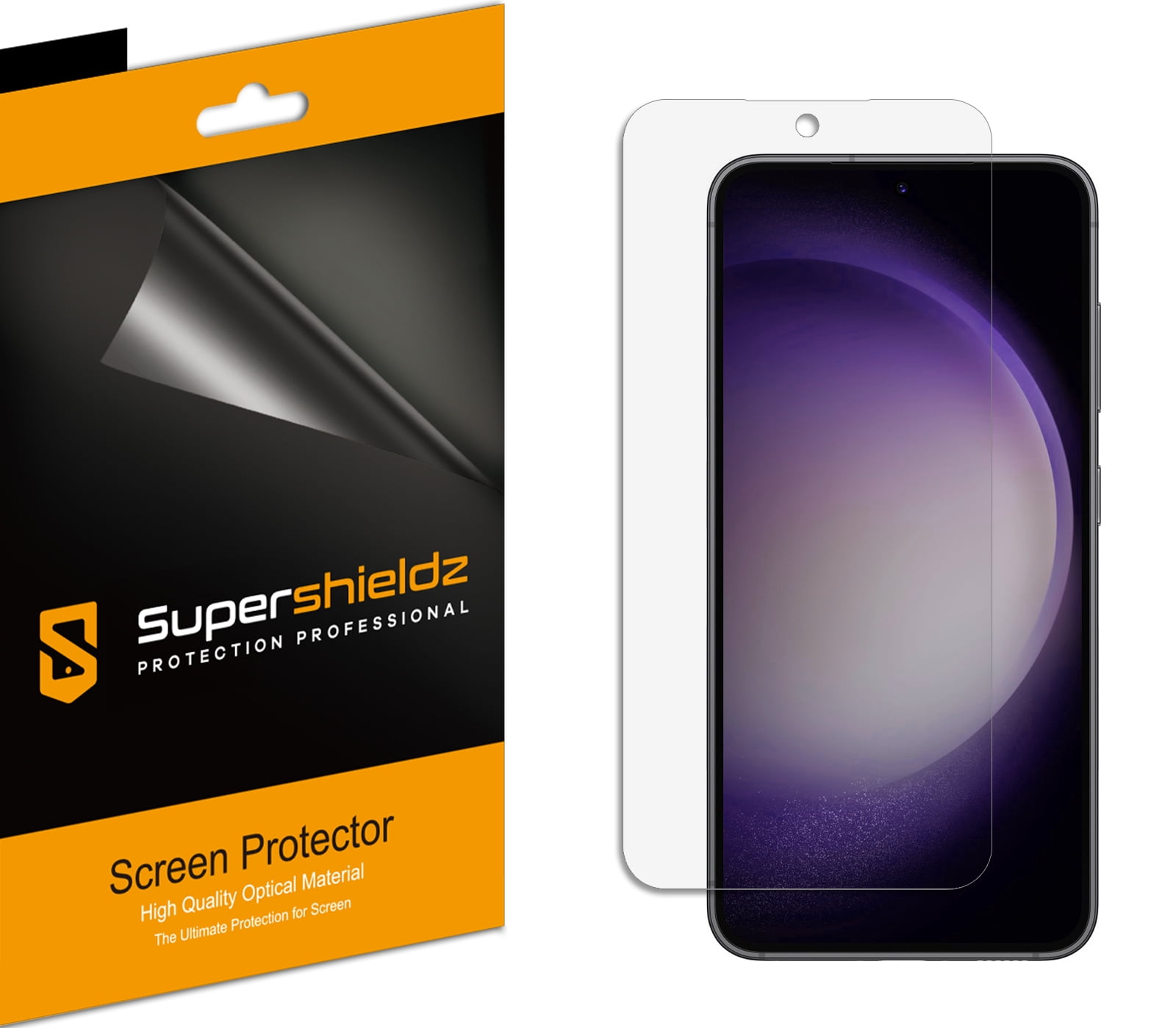 (3 Pack) Supershieldz Designed for Samsung Galaxy S23 FE Screen Protector,  High Definition Clear Shield (PET)