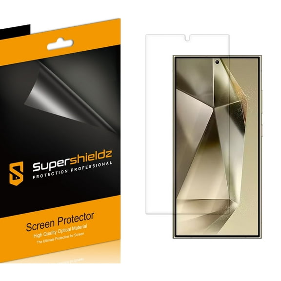 (3 Pack) Supershieldz Designed for Samsung (Galaxy S24 Ultra) Screen Protector, High Definition Clear Shield (PET)