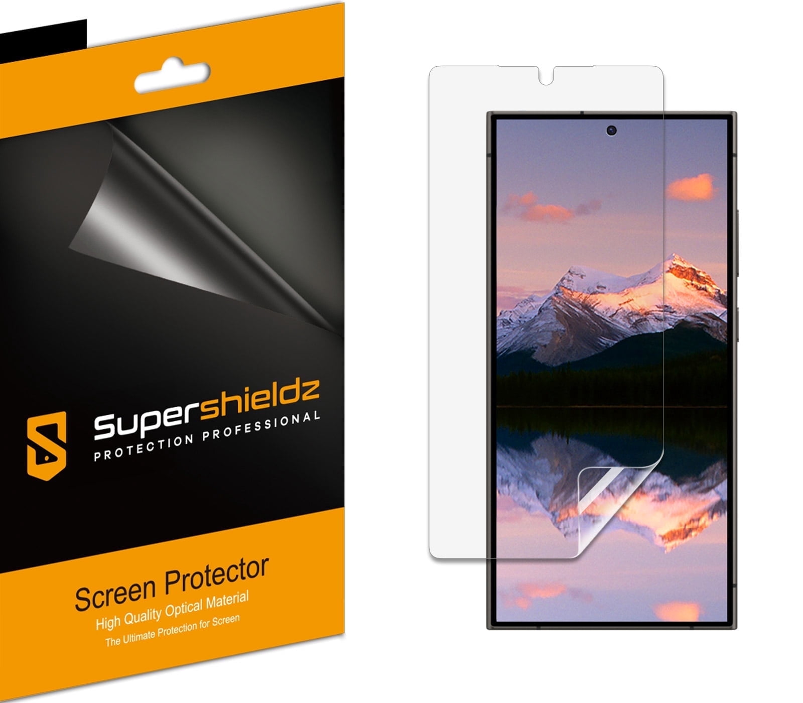 (3 Pack) Supershieldz Designed for Samsung Galaxy S25 Ultra Screen Protector, High Definition Clear Shield (PET)