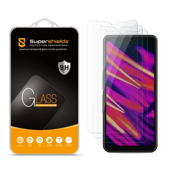 Supershieldz Designed for Sonim XP Pro Thermal Tempered Glass Screen Protector, Anti Scratch, Bubble Free (3 Pack)