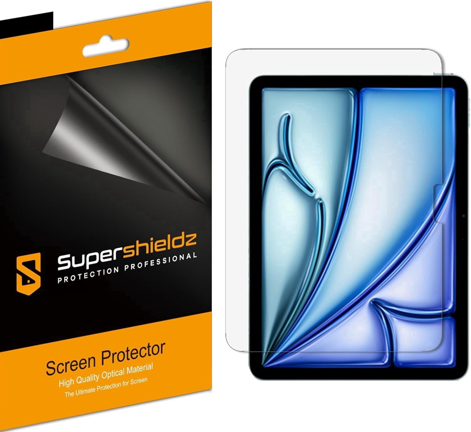 Supershieldz Designed for iPad Air 11 inch (M4/M3/M2, 2026/2025/2024) Screen Protector, High Definition Clear Shield (PET) (3 Pack)