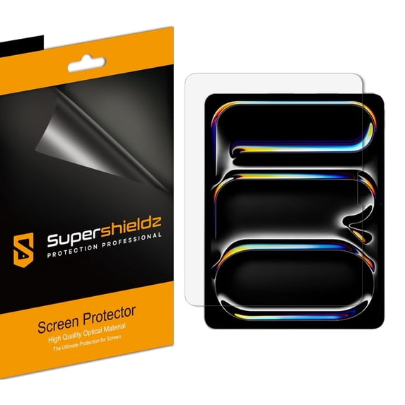 (3 Pack) Supershieldz Designed for iPad Pro 13 inch (M5, M4, 2025/2024) Screen Protector, High Definition Clear Shield (PET)