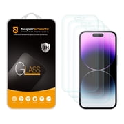 Supershieldz Designed for Apple iPhone 14 Pro (6.1 inch) Tempered Glass Screen Protector, Anti Scratch, Bubble Free (3 Pack)