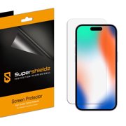 Supershieldz Designed for iPhone 15 Pro (6.1 inch) Screen Protector, High Definition Clear Shield (PET) (3 Pack)
