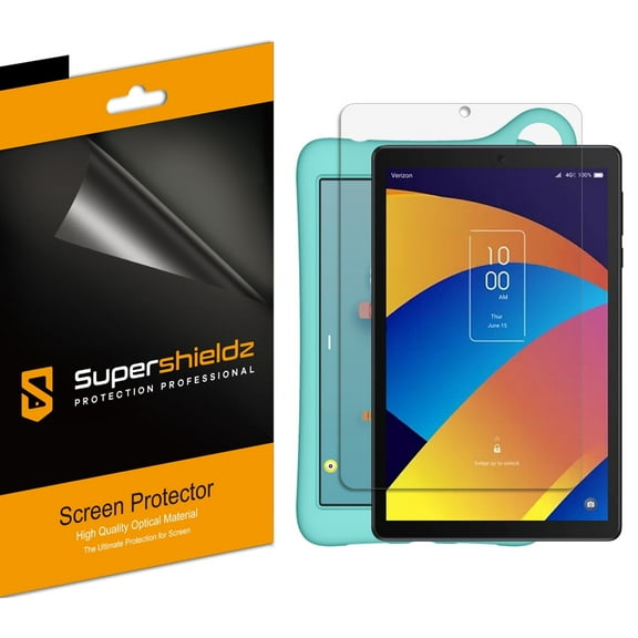 [3-Pack] Supershieldz for TCL Tab 8-inch and TCL Tab Family Edition/ Disney Edition 8-inch Tablet Screen Protector, Anti-Bubble High Definition (HD) Clear Shield