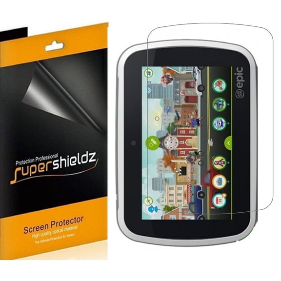 [3-Pack] Supershieldz for LeapFrog Epic 7 inch Tablet Screen Protector, Anti-Bubble High Definition (HD) Clear Shield