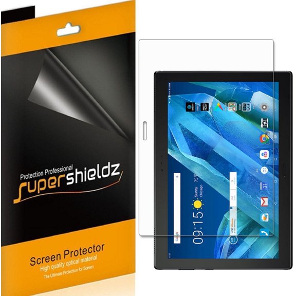 [3-Pack] Supershieldz for Lenovo Moto Tab Screen Protector, Anti-Bubble High Definition (HD) Clear Shield