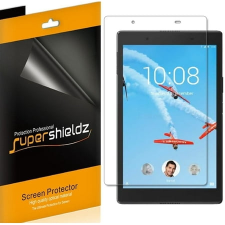 [3-Pack] Supershieldz for Lenovo Tab E8 Screen Protector, Anti-Bubble High Definition (HD) Clear Shield