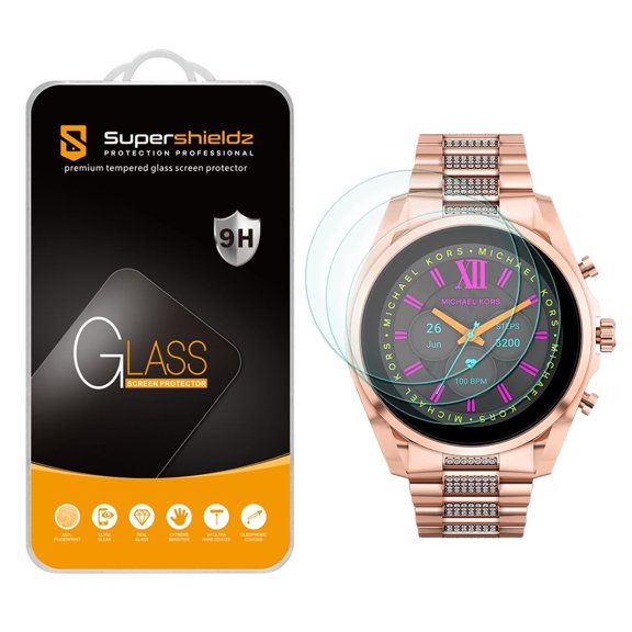 [3-Pack] Supershieldz for Michael Kors Gen 6 Bradshaw Tempered Glass Screen Protector, Anti-Scratch, Bubble Free