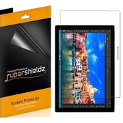 [3-Pack] Supershieldz for Microsoft Surface Pro 4 Screen Protector, Anti-Bubble High Definition (HD) Clear Shield