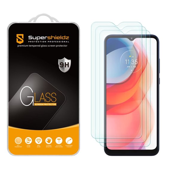 [3-Pack] Supershieldz for Motorola Moto G Play (2021) Tempered Glass Screen Protector