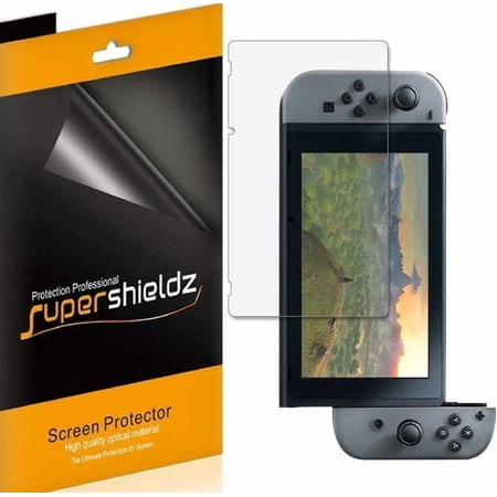 Supershieldz Designed for Nintendo Switch Screen Protector, High Definition Clear Shield (PET) (3 Pack)