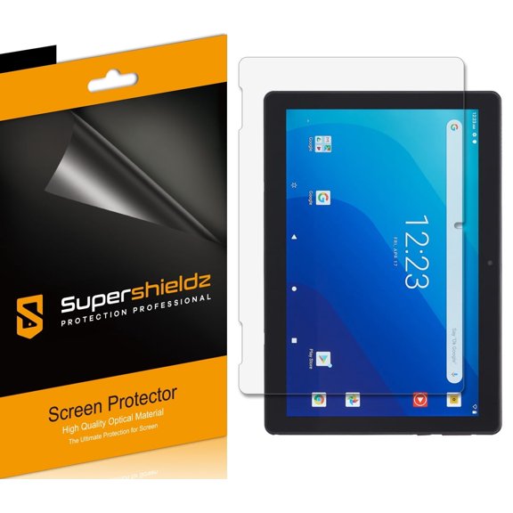 [3-Pack] Supershieldz for Onn Tablet Gen 2 10.1 inch (Model 100011886) Screen Protector, Anti-Bubble High Definition (HD) Clear Shield