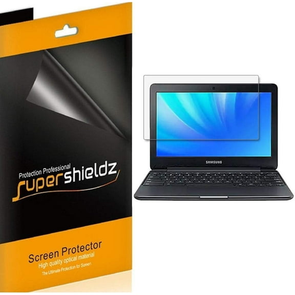 [3-Pack] Supershieldz for Samsung Chromebook 4/ 3/ 2 (11.6 inch) Screen Protector, Anti-Bubble High Definition (HD) Clear Shield