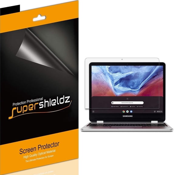 (3-Pack) Supershieldz Designed for Samsung Chromebook Plus 12.2 inch (XE521QAB) Screen Protector, Anti-Bubble High Definition Clear Shield