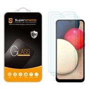 Supershieldz Designed for Samsung Galaxy A02S Tempered Glass Screen Protector, Anti Scratch, Bubble Free (3 Pack)