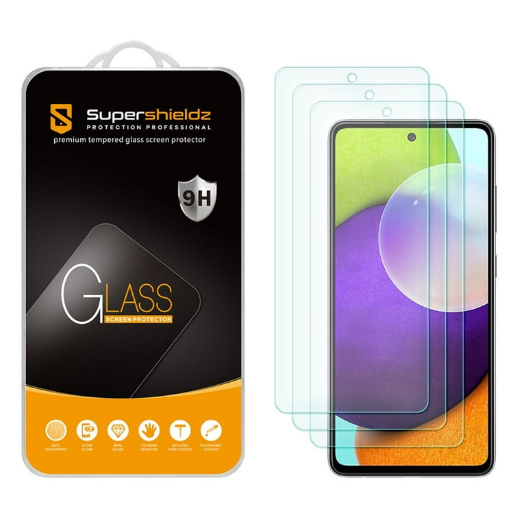 3 Pack Supershieldz for Samsung Galaxy A52 A52 5G A52S Screen Protector Anti Scratch Bubble Free Walmart