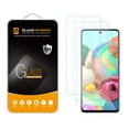 thumbnail image 1 of [3-Pack] Supershieldz for Samsung Galaxy A71 (4G Version Only) Tempered Glass Screen Protector, Anti-Scratch, Anti-Fingerprint, Bubble Free, 1 of 5