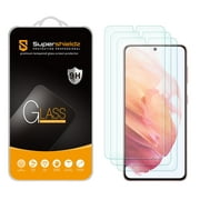 [3-Pack] Supershieldz for Samsung Galaxy S21 5G Tempered Glass Screen Protector, Anti-Scratch, Anti-Fingerprint, Bubble Free