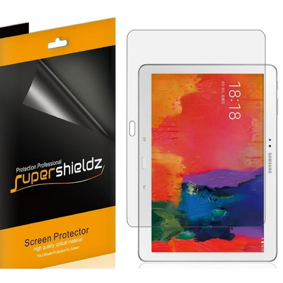 [3-Pack] Supershieldz for Samsung Galaxy Tab PRO 10.1 Screen Protector, Anti-Bubble High Definition (HD) Clear Shield