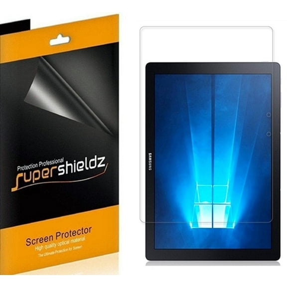 [3-Pack] Supershieldz for Samsung Galaxy Tab Pro S 12 Screen Protector, Anti-Bubble High Definition (HD) Clear Shield
